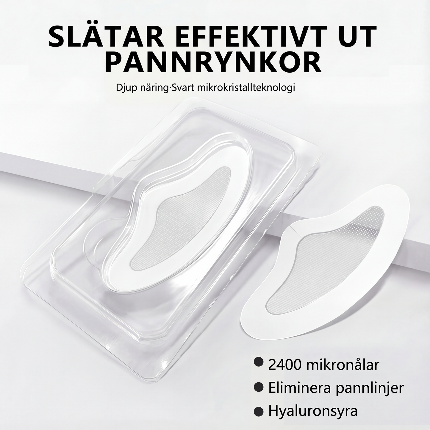 Forehead Microneedle Patches 1-pack